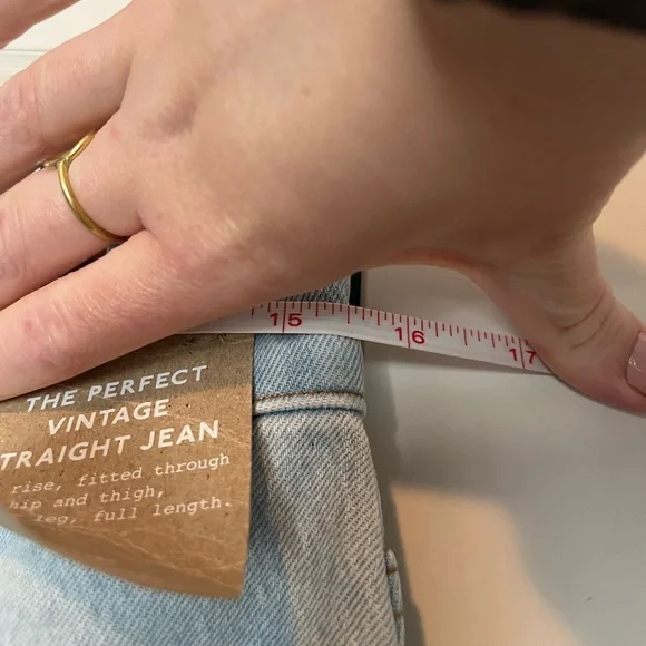 NWT Madewell The Perfect Vintage Straight Jean Size 29 - Picture 12 of 16